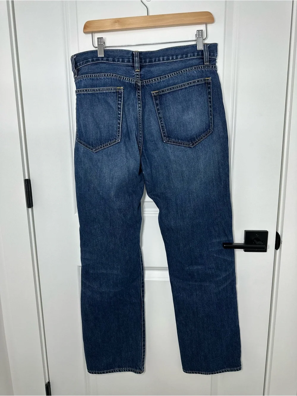 J. Crew Vintage Slim Straight Mens 33Wx30L Blue Denim Jeans